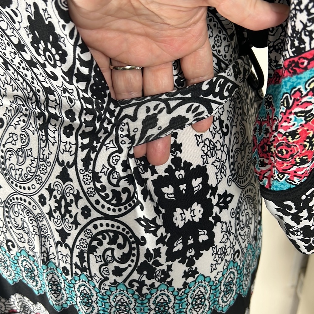 In Bloom S Mixed Pattern Robe - Picture 15 of 16